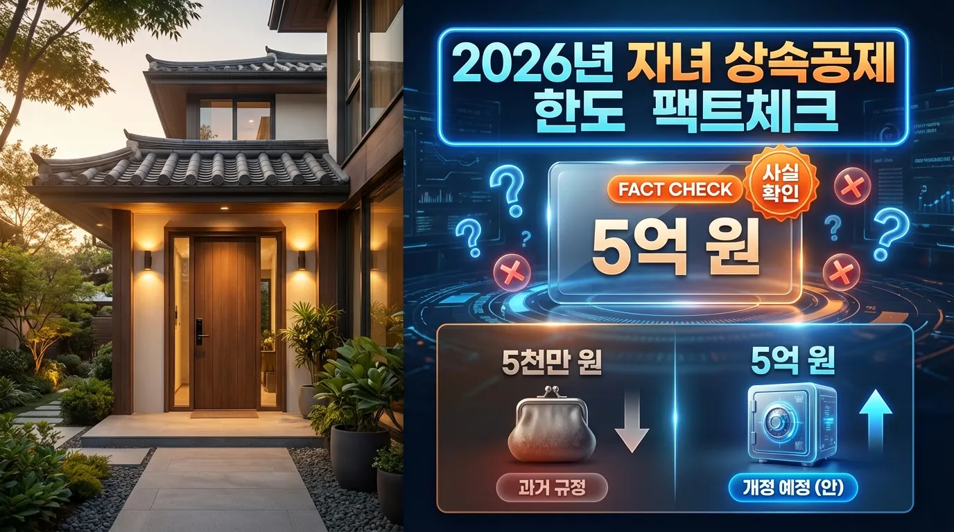 자녀 상속세 면제 한도 썸네일