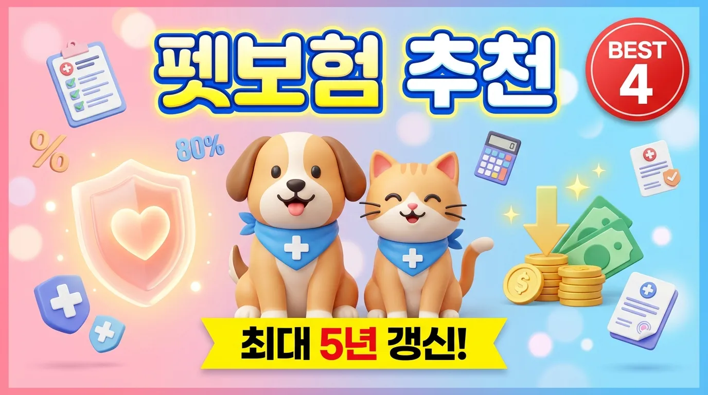 펫보험 추천 비교 썸네일