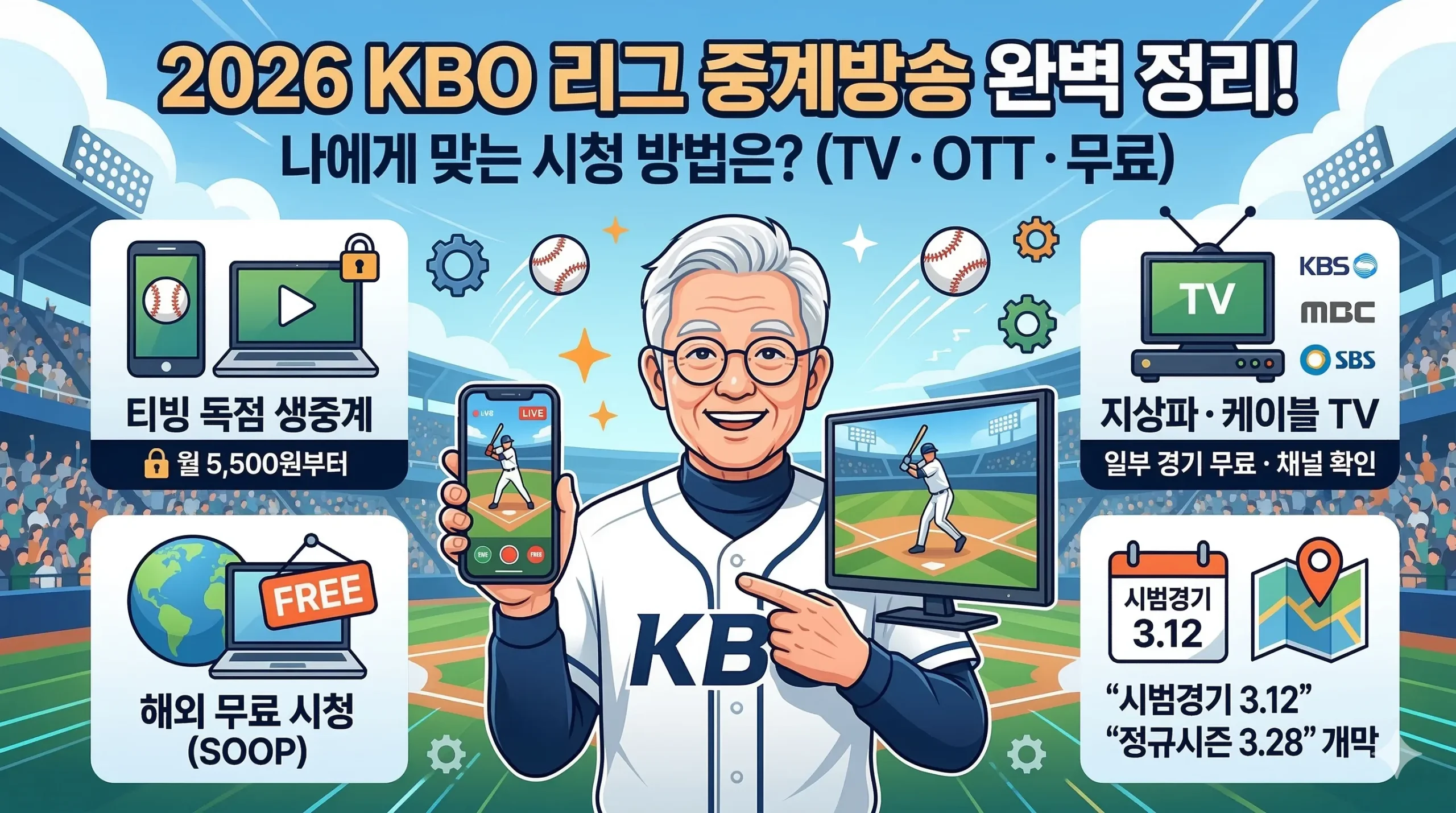 KBO 프로야구 중계방송 썸네일