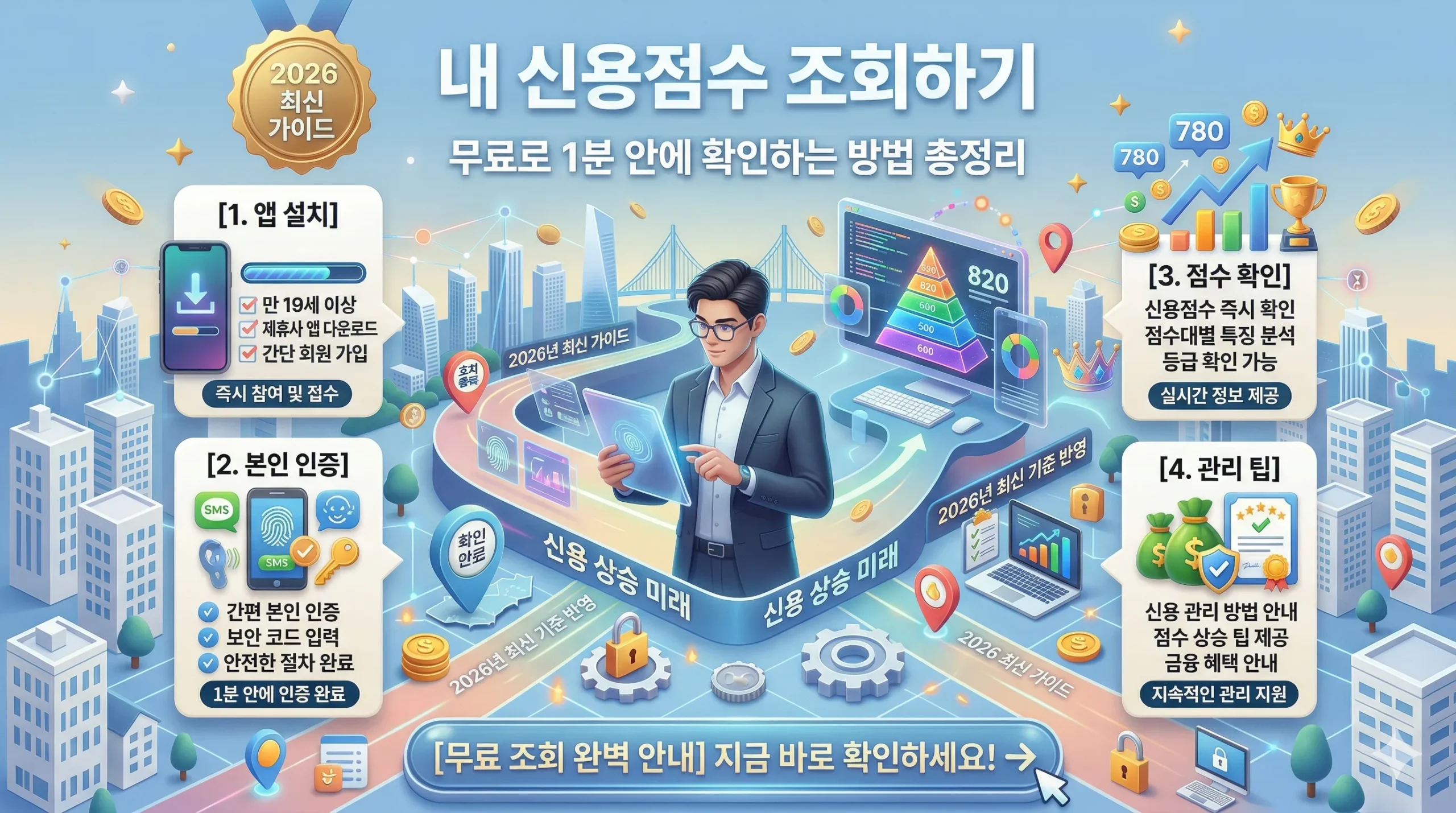 내 신용점수 조회하기 썸네일