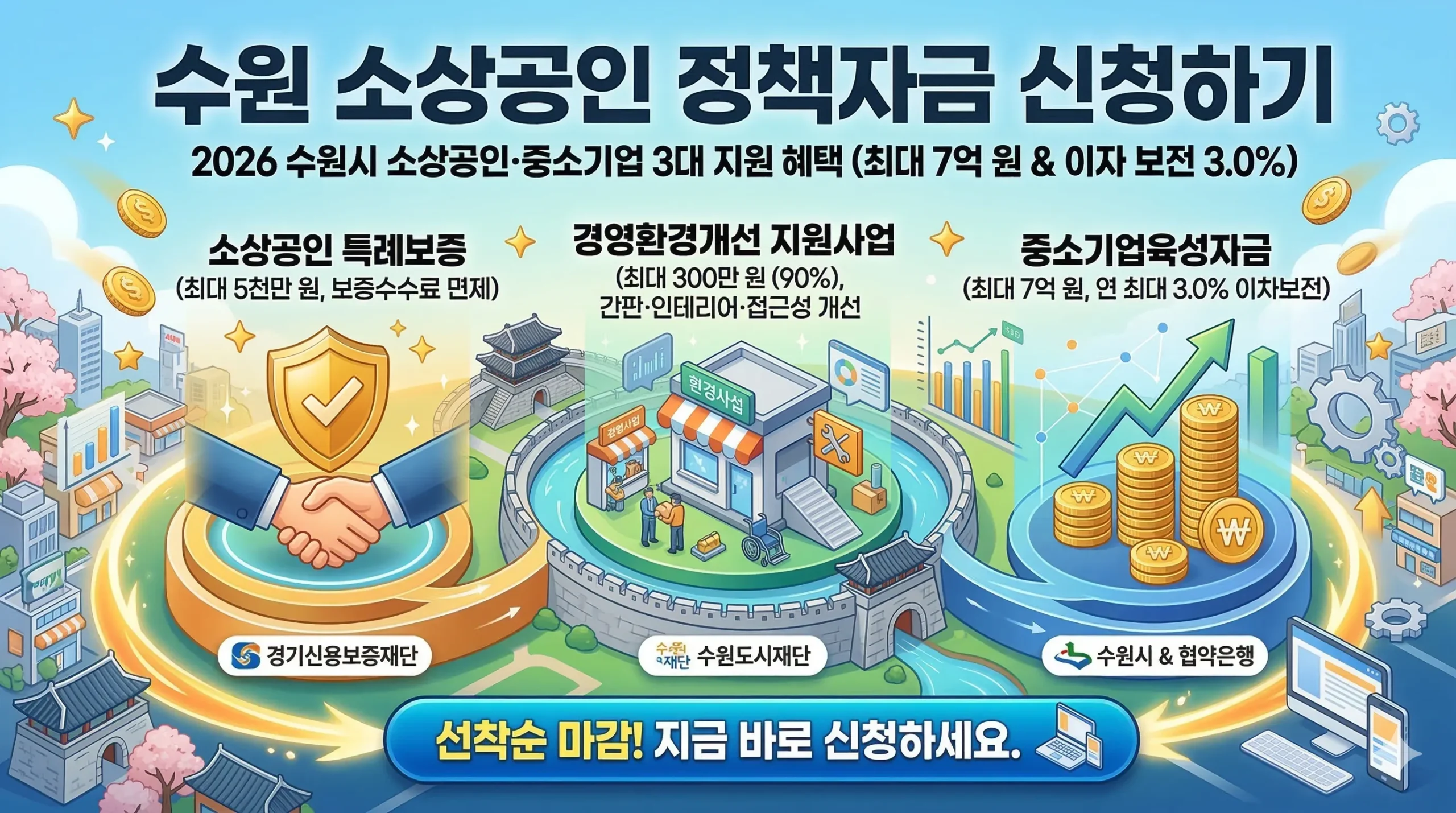 수원 소상공인 정책자금 신청 썸네일