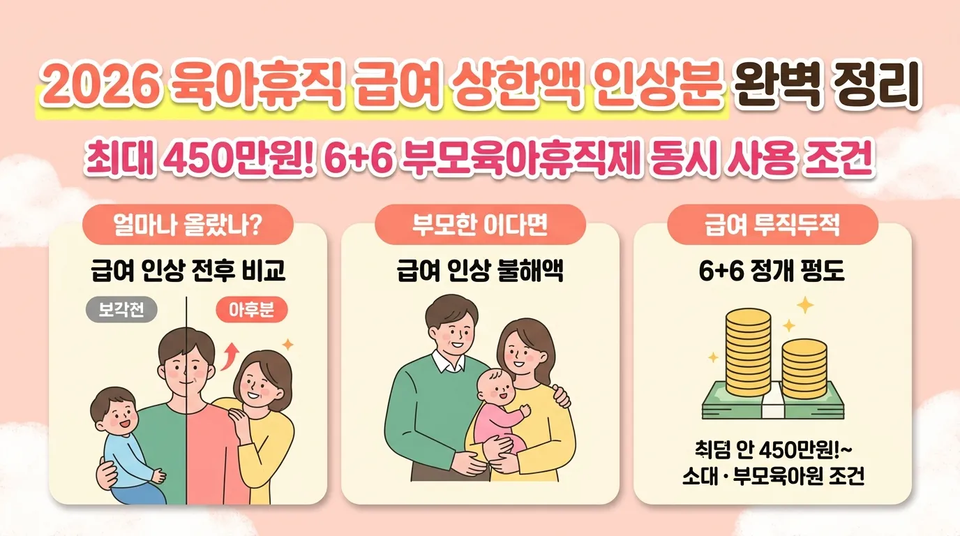육아휴직 급여 상한액 썸네일